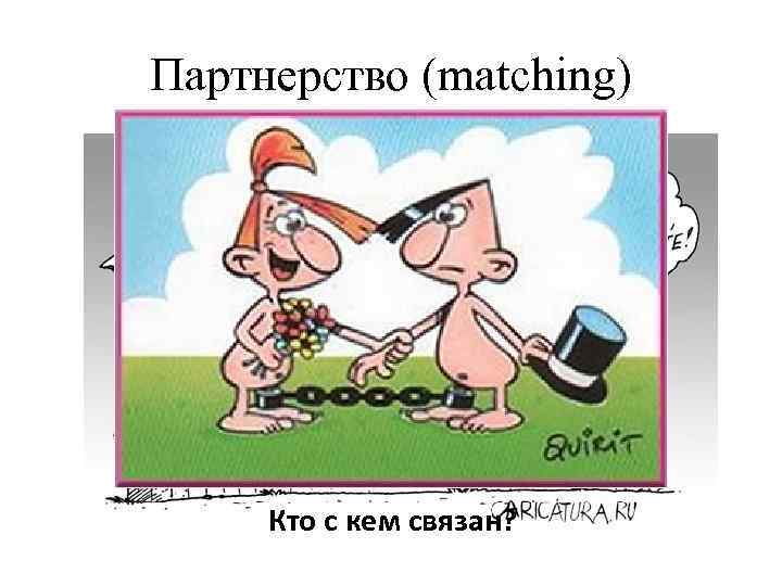 Партнерство (matching) Кто с кем связан? 