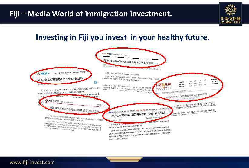 Fiji – Media World of immigration investment. Investing in Fiji you invest in your