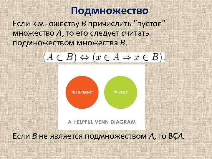 Схематичное изображение всех возможных пересечений нескольких часто трех множеств называют