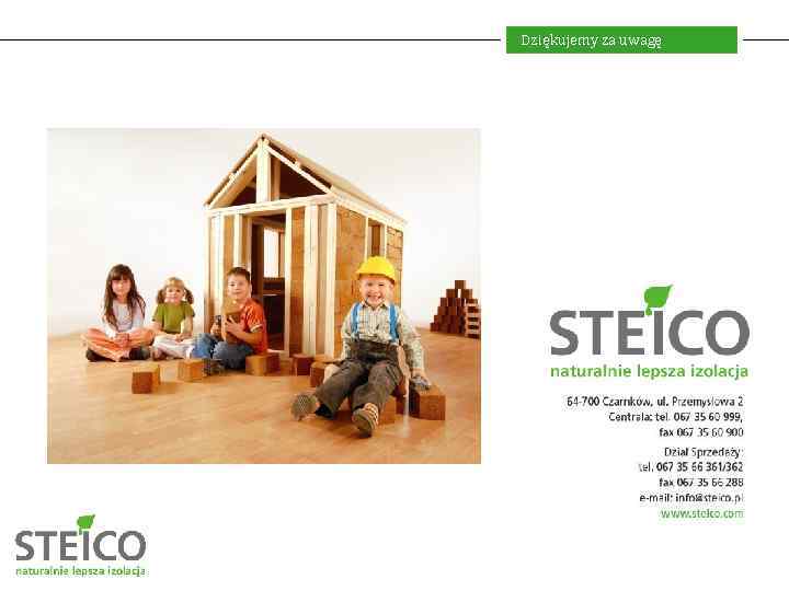 produkty Dziękujemy za uwagę 