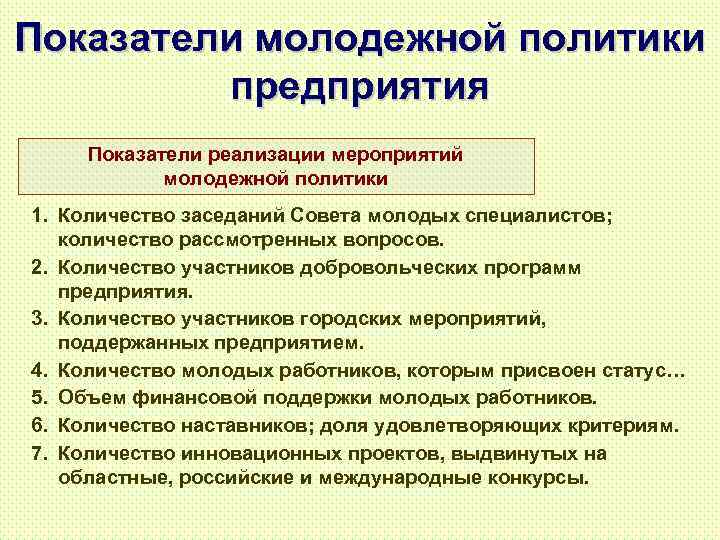 Реализация молодежной политики. Показатели реализации мероприятия молодежной политики. Молодежная политика на предприятии. Проблемы молодежной политики. Внедрение молодежной политики.