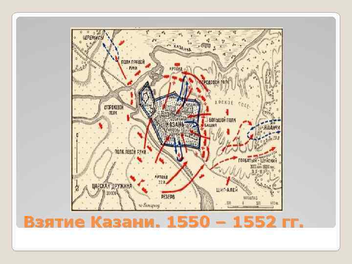 Взятие Казани. 1550 – 1552 гг. 