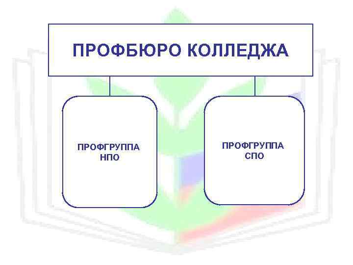 ПРОФБЮРО КОЛЛЕДЖА ПРОФГРУППА НПО ПРОФГРУППА СПО 
