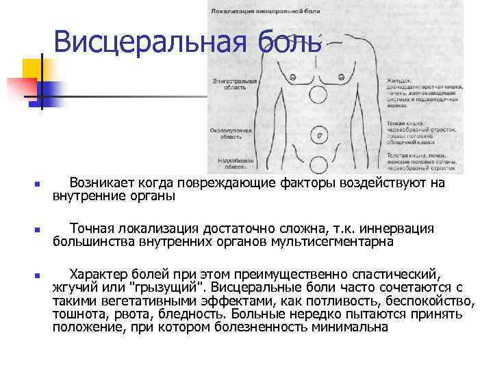 Схема висцерального массажа