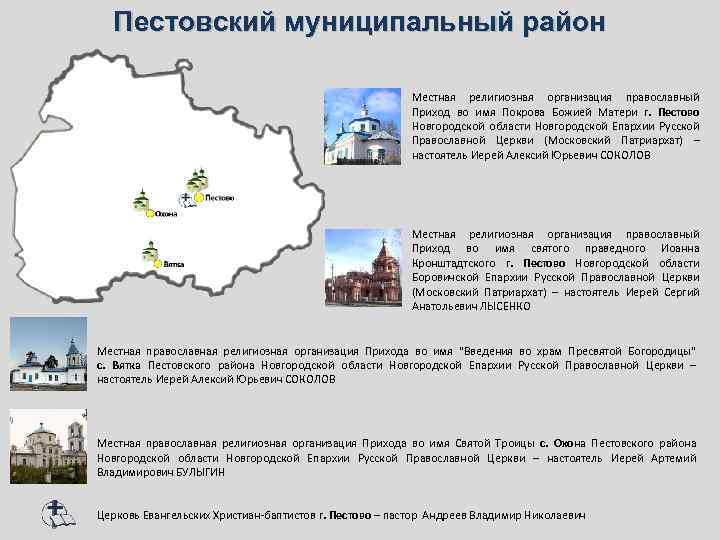 Пестовский муниципальный район Местная религиозная организация православный Приход во имя Покрова Божией Матери г.
