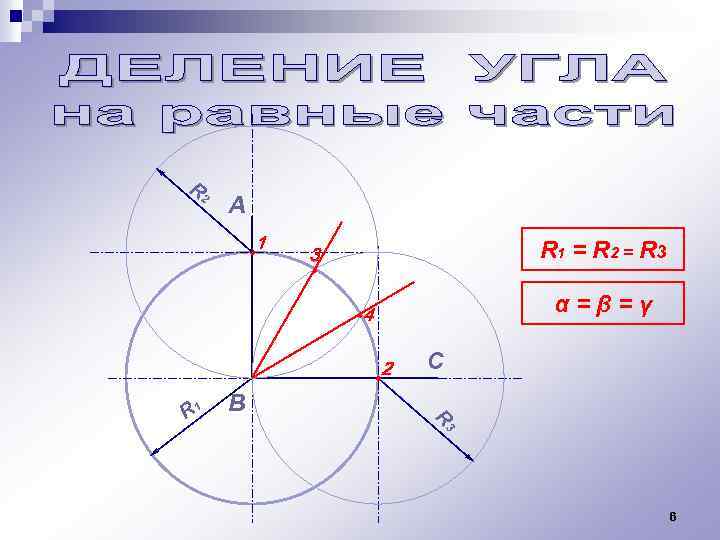 R 2 А • 1 R 1 = R 2 = R 3 3
