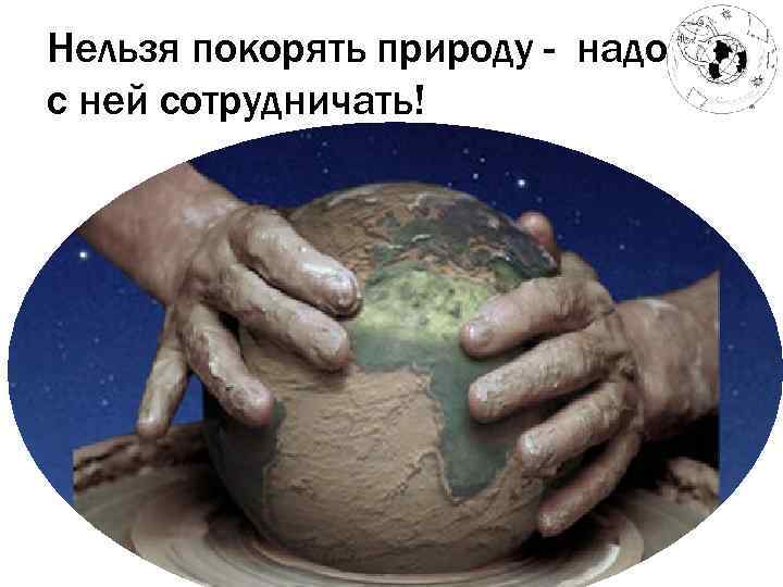 Нельзя покорять природу - надо с ней сотрудничать! 