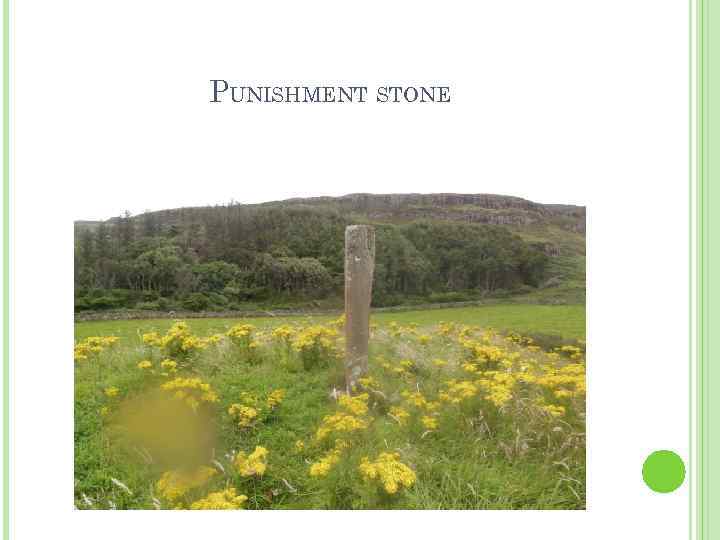 PUNISHMENT STONE 