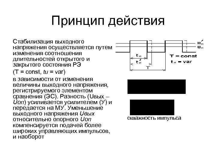 Исследование принципа действия и схем стабилизаторов напряжения и тока