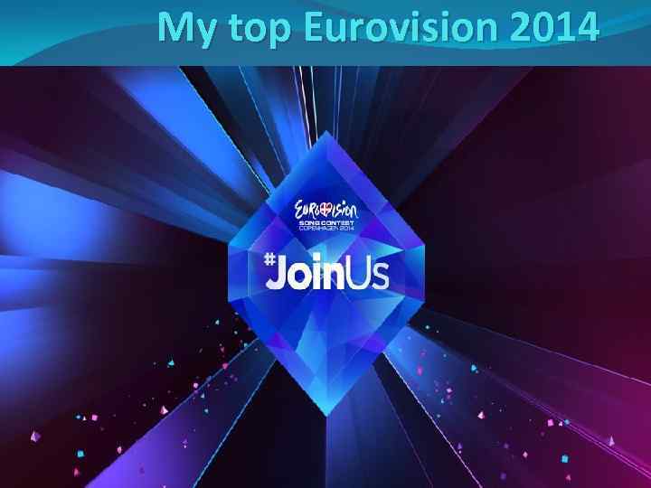 My top Eurovision 2014 