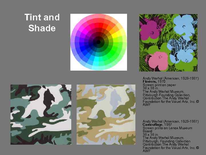 Tint and Shade Andy Warhol (American, 1928 -1987) Flowers, 1970 Screen print on paper