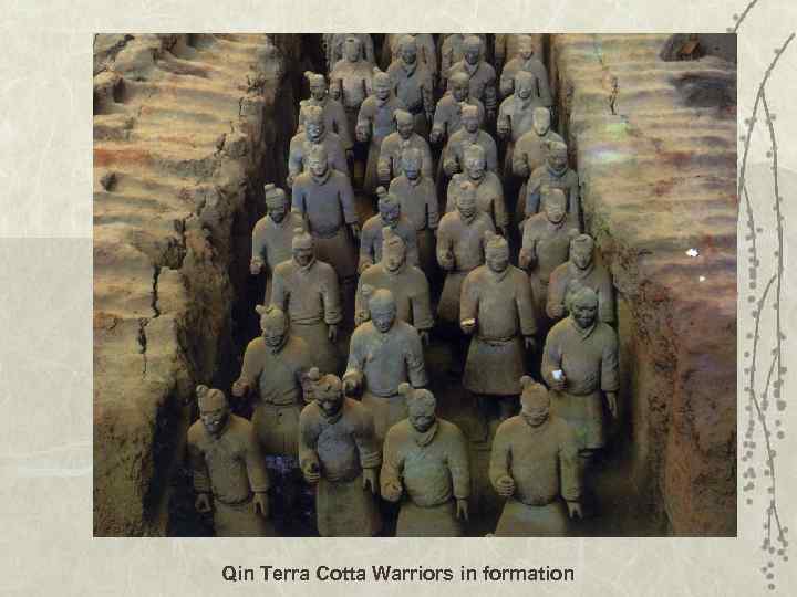 Qin Terra Cotta Warriors in formation 