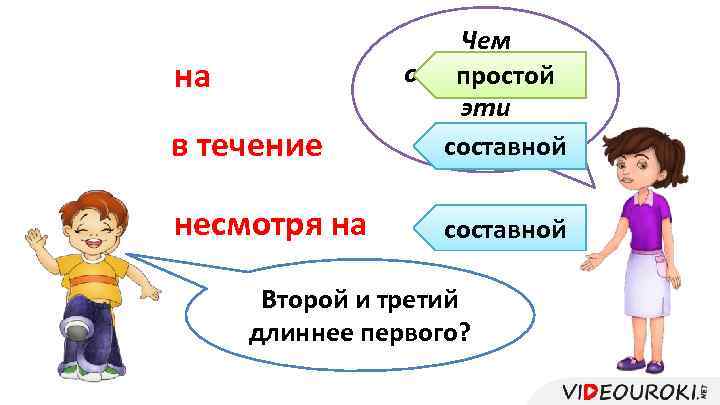на в течение несмотря на Чем отличаются простой одно слово эти предлоги? составной два