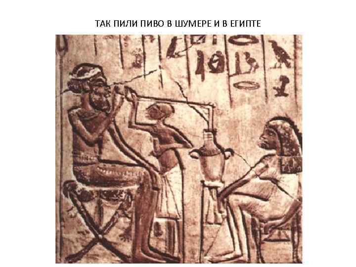 ТАК ПИЛИ ПИВО В ШУМЕРЕ И В ЕГИПТЕ 