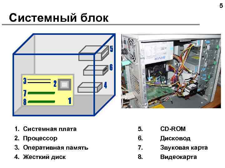 Процессор оперативная память жесткий диск. Системный блок процессор Оперативная память жёсткий диск. Системный блок внутри схема. Колонка внутри системного блока. Звуковая карта в системном блоке.