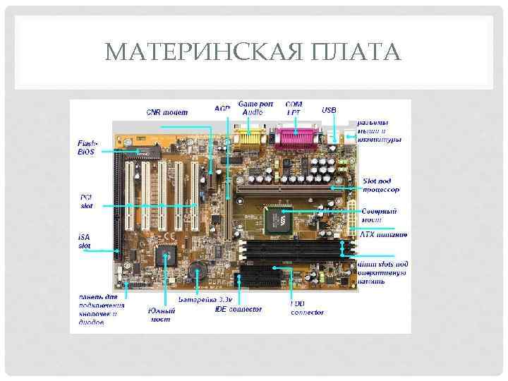 МАТЕРИНСКАЯ ПЛАТА 