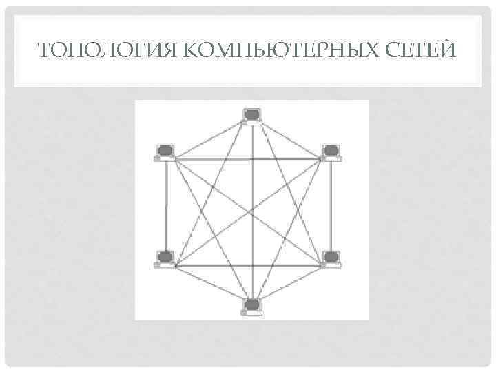 ТОПОЛОГИЯ КОМПЬЮТЕРНЫХ СЕТЕЙ 