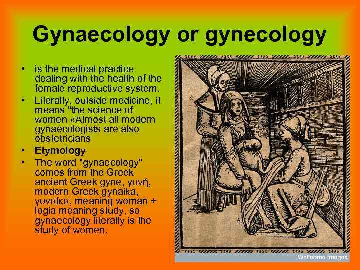 Gynaecology or gynecology • is the medical practice dealing with the health of the