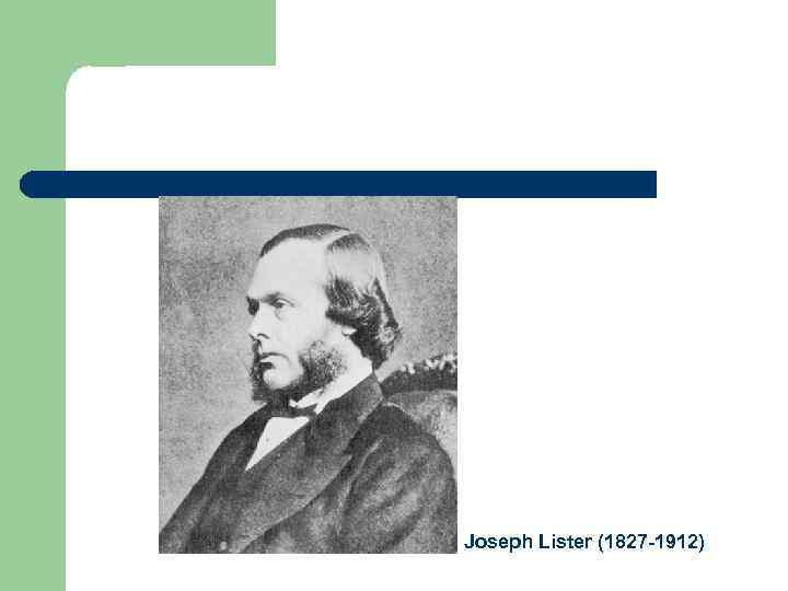 Joseph Lister (1827 -1912) 