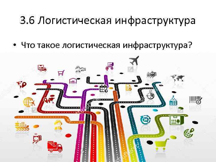3. 6 Логистическая инфраструктура • Что такое логистическая инфраструктура? 
