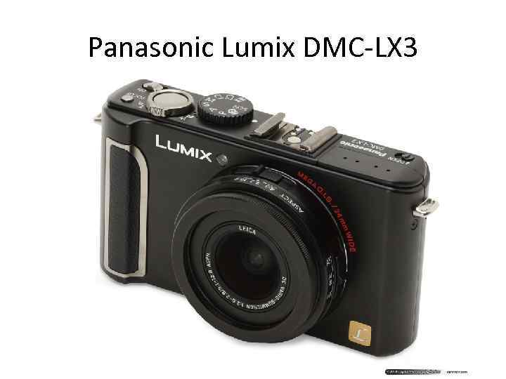 Panasonic Lumix DMC-LX 3 