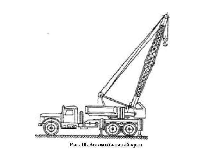 Рис. 10. Автомобильный кран 