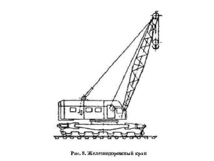Рис. 8. Железнодорожный кран 
