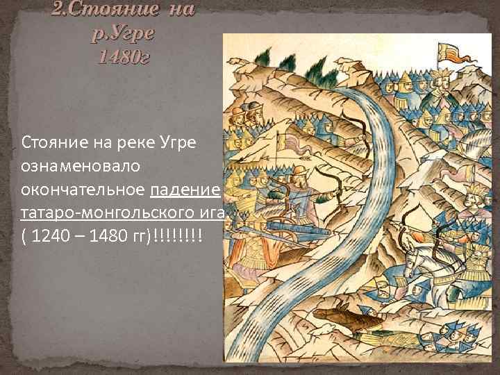 Карта стояние на реке угре 1480 егэ