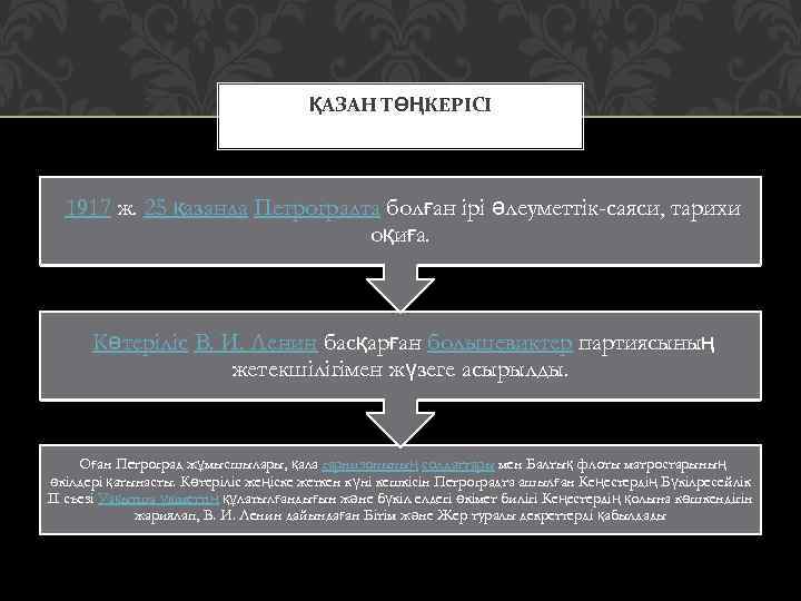 Қоғам неге ақтар мен қызылдар бөлінді. «Барқыт революциясы» презентация. 1917-Ж 27 фебралда Россияда официлди бийилк....... Откон а)б )в).