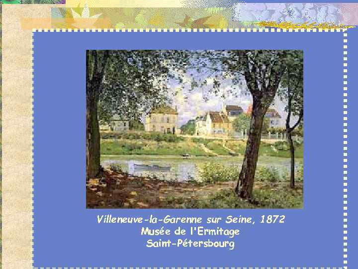 Alfred Sisley (1839 -1899) - est un des paysagistes les plus remarquables de l'impressionnisme.