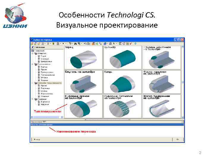 Особенности Technologi CS. Визуальное проектирование 2 