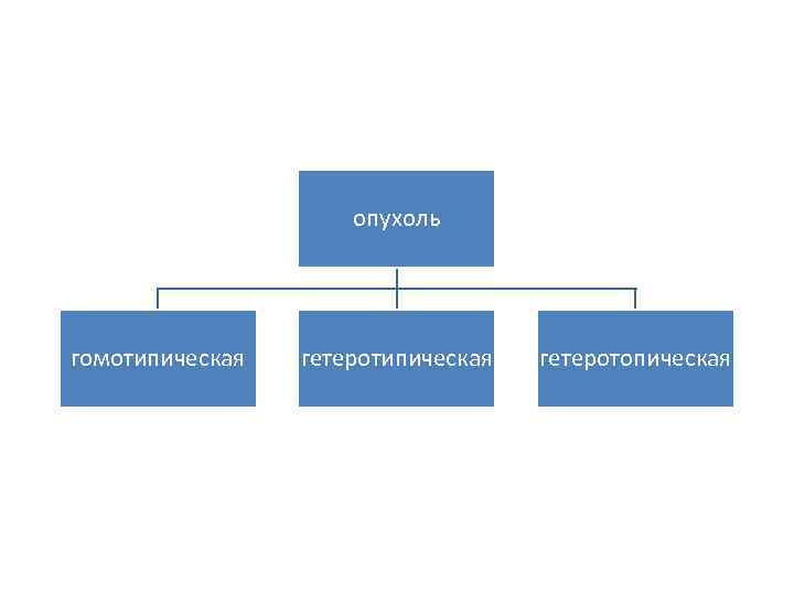 опухоль гомотипическая гетеротопическая 