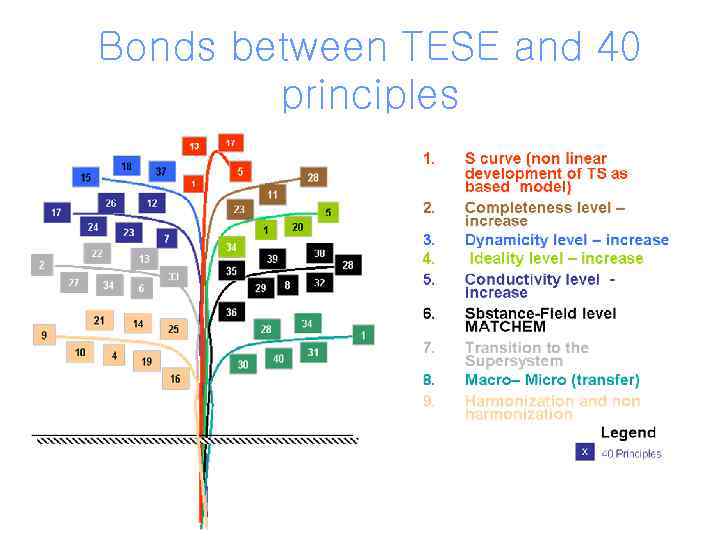 Bonds between TESE and 40 principles 