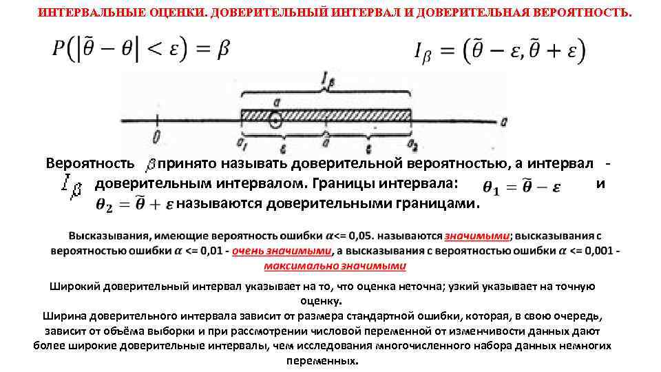 Параметр интервал. Интервальные оценки доверительный интервал. Понятие интервальной оценки и доверительного интервала. Доверительный интервал точечная оценка. Оценка доверительной вероятности.