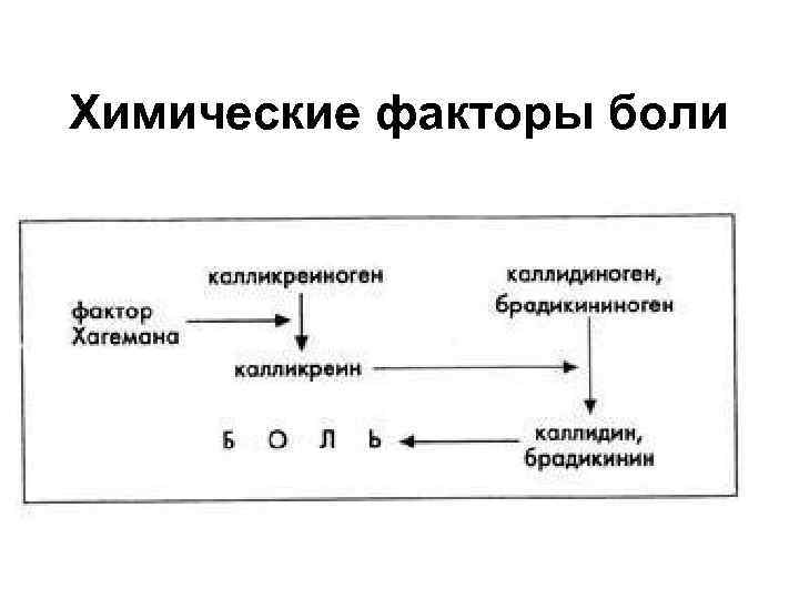 Химические факторы боли 
