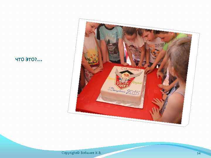 ЧТО ЭТО? …. Copyright© Бобылев К. В. 54 