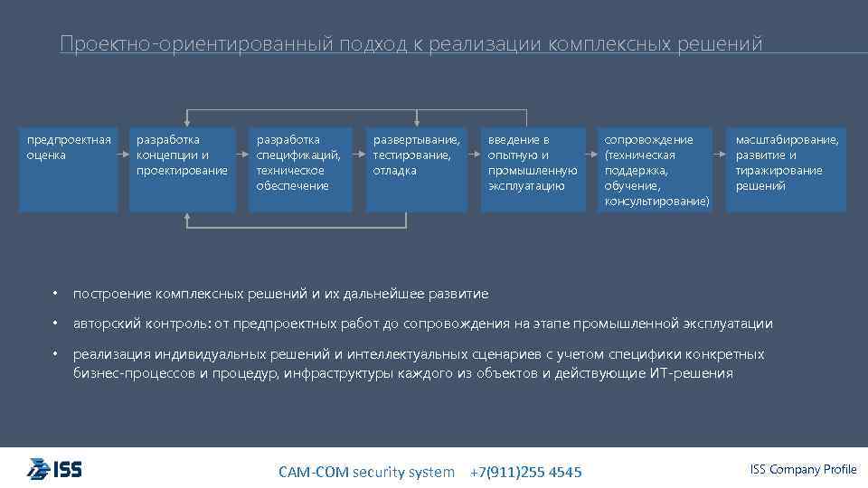 Укрупненная модель проекта ориентированная на функции осуществления проекта по фазам