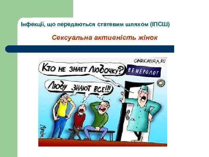 Інфекції, що передаються статевим шляхом (ІПСШ) Сексуальна активність жінок 