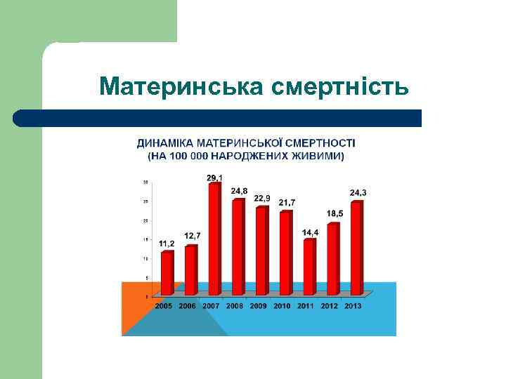  Материнська смертність 