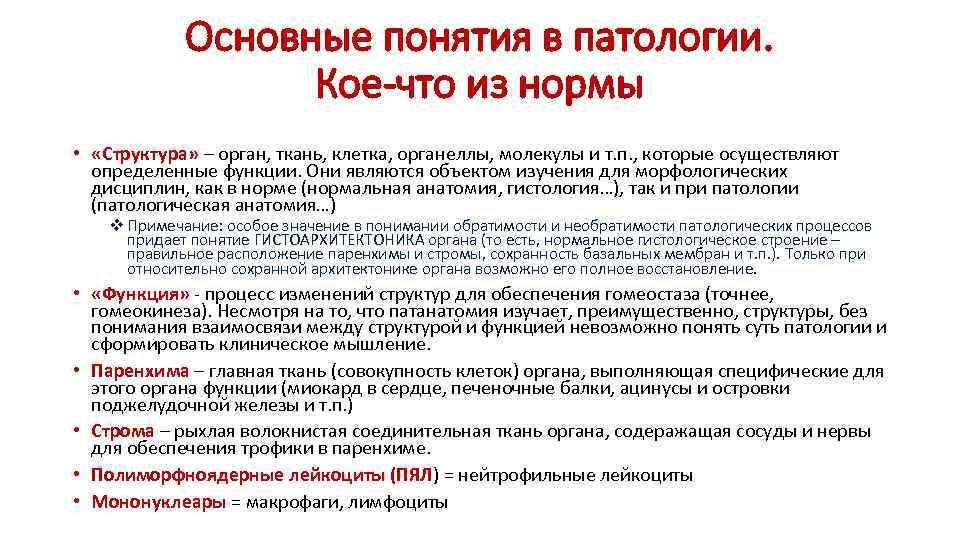 Полное восстановление. Основные понятия патологии. Патология термин. Полное восстановление конструкции и функции органа ткани. Функции патологии.