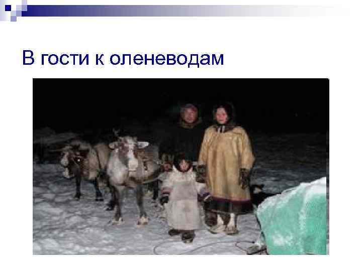  В гости к оленеводам 