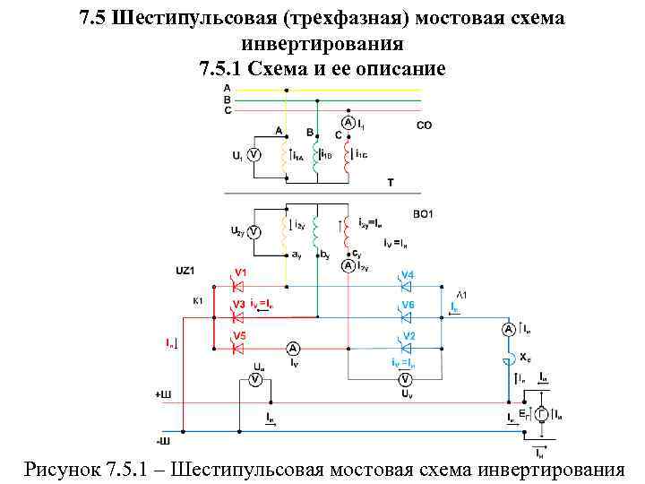 Трехфазная мостовая схема это