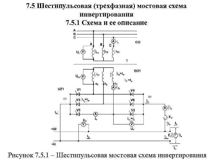 Трехфазная мостовая схема это