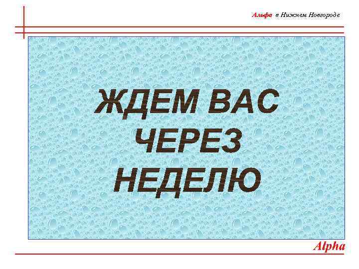 Альфа в Нижнем Новгороде 