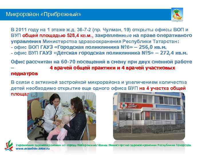 Микрорайон «Прибрежный» В 2011 году на 1 этаже ж. д. 36 -7 -2 (пр.