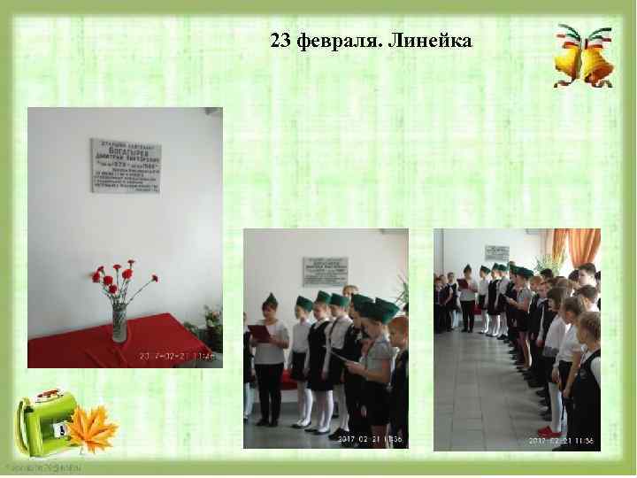 23 февраля. Линейка 