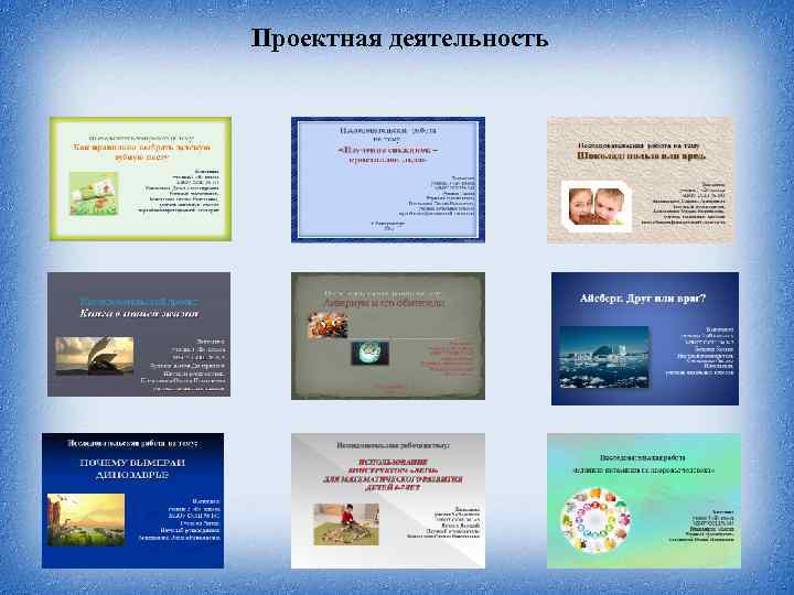 Проектная деятельность 