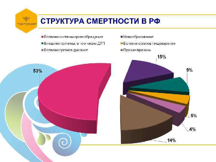 СТРУКТУРА СМЕРТНОСТИ В РФ 