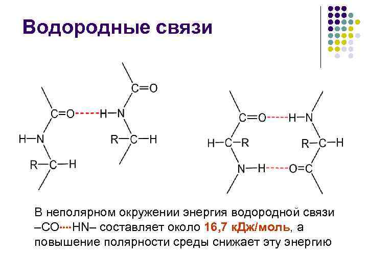 Водородная связь рисунок