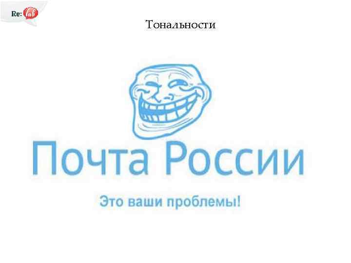 Тональности Почта России: 26 слов, исключая местоимения и предлоги 11 ругательных, исключая «ссать» и